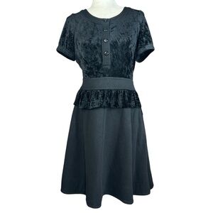 Marc Marc Jacobs Velvet Dress Med Fairy Dark Academia Whimsygoth Witchy Goth